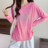 2typeラウンドネックシアートップス | Doux Belle  | 詳細画像19 