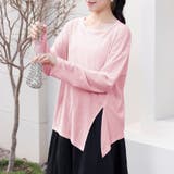 2typeラウンドネックシアートップス | Doux Belle  | 詳細画像2 