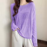 2typeラウンドネックシアートップス | Doux Belle  | 詳細画像22 