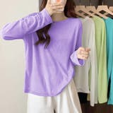 2typeラウンドネックシアートップス | Doux Belle  | 詳細画像23 