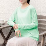 2typeラウンドネックシアートップス | Doux Belle  | 詳細画像27 