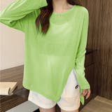 2typeラウンドネックシアートップス | Doux Belle  | 詳細画像29 