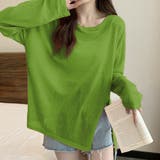 2typeラウンドネックシアートップス | Doux Belle  | 詳細画像32 