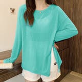 2typeラウンドネックシアートップス | Doux Belle  | 詳細画像36 