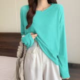 2typeラウンドネックシアートップス | Doux Belle  | 詳細画像38 