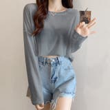 2typeラウンドネックシアートップス | Doux Belle  | 詳細画像43 