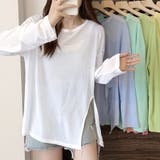 2typeラウンドネックシアートップス | Doux Belle  | 詳細画像45 