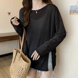 2typeラウンドネックシアートップス | Doux Belle  | 詳細画像48 