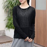 2typeラウンドネックシアートップス | Doux Belle  | 詳細画像50 