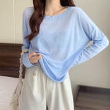 2typeラウンドネックシアートップス | Doux Belle  | 詳細画像7 