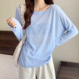 2typeラウンドネックシアートップス | Doux Belle  | 詳細画像8 