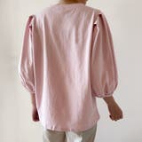 コットン素材シンプルボリュームスリーブカットソー | Doux Belle  | 詳細画像5 