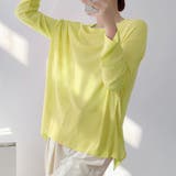 前後2way仕様ラウンドネックシアーカットソー | Doux Belle  | 詳細画像10 