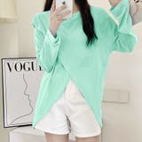 前後2way仕様ラウンドネックシアーカットソー | Doux Belle  | 詳細画像11 