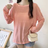 前後2way仕様ラウンドネックシアーカットソー | Doux Belle  | 詳細画像12 