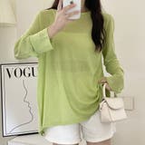 前後2way仕様ラウンドネックシアーカットソー | Doux Belle  | 詳細画像14 