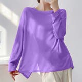 前後2way仕様ラウンドネックシアーカットソー | Doux Belle  | 詳細画像16 