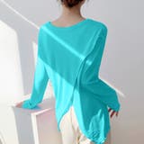 前後2way仕様ラウンドネックシアーカットソー | Doux Belle  | 詳細画像18 