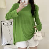 前後2way仕様ラウンドネックシアーカットソー | Doux Belle  | 詳細画像19 