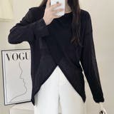 前後2way仕様ラウンドネックシアーカットソー | Doux Belle  | 詳細画像24 