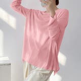 前後2way仕様ラウンドネックシアーカットソー | Doux Belle  | 詳細画像3 