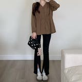 選べる2TYPE！ギャザーブラウス | Doux Belle  | 詳細画像10 