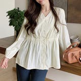 選べる2TYPE！ギャザーブラウス | Doux Belle  | 詳細画像5 