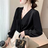 ドレープデザインブラウス | Doux Belle  | 詳細画像9 