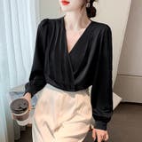 ドレープデザインブラウス | Doux Belle  | 詳細画像11 