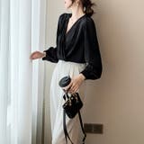 ドレープデザインブラウス | Doux Belle  | 詳細画像13 