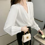 ドレープデザインブラウス | Doux Belle  | 詳細画像3 