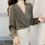 ドレープデザインブラウス | Doux Belle  | 詳細画像6 