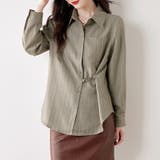 ウエストマークストライプシャツ | Doux Belle  | 詳細画像2 