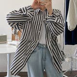 モノトーンストライプシャツ | Doux Belle  | 詳細画像3 