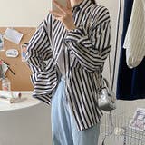 モノトーンストライプシャツ | Doux Belle  | 詳細画像4 