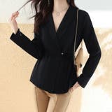 ウエストリボンペプラムブラウス | Doux Belle  | 詳細画像13 