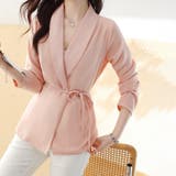 ウエストリボンペプラムブラウス | Doux Belle  | 詳細画像4 