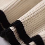 ボーダー×プリーツ袖ドッキングブラウス | Doux Belle | 詳細画像11