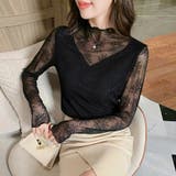 総レースハイネックシアートップス | Doux Belle | 詳細画像8