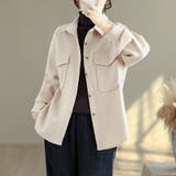 ウール調シャツジャケット | Doux Belle | 詳細画像4