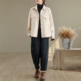 ウール調シャツジャケット | Doux Belle | 詳細画像6