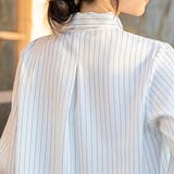 ストライプ柄ボウタイブラウス | Doux Belle  | 詳細画像11 