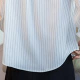 ストライプ柄ボウタイブラウス | Doux Belle  | 詳細画像13 