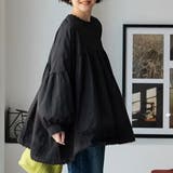 レース裾付きパフスリーブブラウス | Doux Belle  | 詳細画像6 