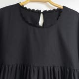 レース裾付きパフスリーブブラウス | Doux Belle  | 詳細画像8 