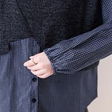 シャツ×ニット異素材切替トップス レディース トップス | Doux Belle  | 詳細画像10 