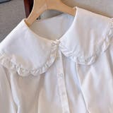 ラッフル襟ブラウス レディース トップス | Doux Belle  | 詳細画像16 