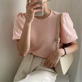 ピンク | パワーショルダートップス | Doux Belle 