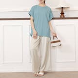 サイドスリットラウンドネックカットソー | Doux Belle  | 詳細画像10 