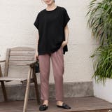 サイドスリットラウンドネックカットソー | Doux Belle  | 詳細画像20 